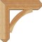 Ekena Millwork Thorton Craftsman Rough Sawn Bracket w/ Offset Brace, Western Red Cedar, 6"W x 18"D x 18"H BKT0604X18X18THR04RWR - alternate 2